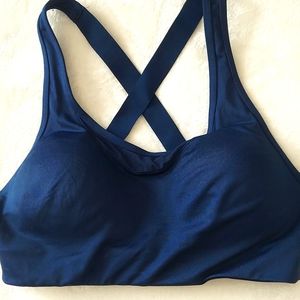 PINK Victoria's Secret Sports Bra, Navy Sz Med